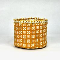 Wallflower Honey Fabric Basket Tubby Yarn Bowl