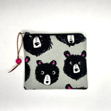 Teddy and the Bears Steel Zipper Pouch / Coin Purse / Gadget / Cosmetic Bag