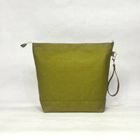 YARN Avocado Tall XL Zipper Knitting Project Craft Bag with Detachable Wrist Strap