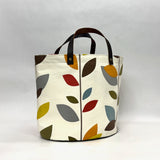 Scandi Stem Oval Bottom Knitting Craft Tote Bag