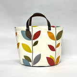 Scandi Stem Oval Bottom Knitting Craft Tote Bag