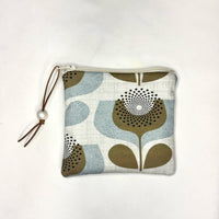 Scandi Blooms Zipper Pouch / Coin Purse / Gadget / Cosmetic Bag