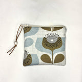 Scandi Blooms Zipper Pouch / Coin Purse / Gadget / Cosmetic Bag