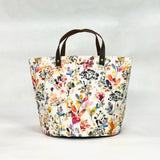 Wild Grasses Oval Bottom Knitting Craft Tote Bag