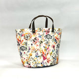 Wild Grasses Oval Bottom Knitting Craft Tote Bag