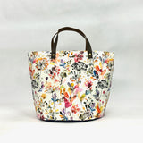 Wild Grasses Oval Bottom Knitting Craft Tote Bag