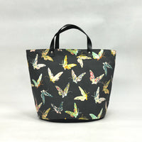 Enchanted Butterflies Oval Bottom Knitting Craft Tote Bag