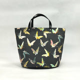 Enchanted Butterflies Oval Bottom Knitting Craft Tote Bag