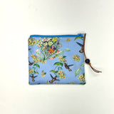 Hummingbird Vine Zipper Pouch / Coin Purse / Gadget / Cosmetic Bag