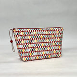 Pezzy Red Small Zipper Pouch Gadget Case Cosmetics Project Bag