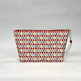 Pezzy Red Small Zipper Pouch Gadget Case Cosmetics Project Bag