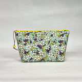 Flowers and Berries Small Zipper Pouch Gadget Case Cosmetics Project Bag