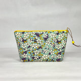 Flowers and Berries Small Zipper Pouch Gadget Case Cosmetics Project Bag