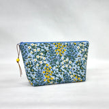 Wildwood Blue Small Zipper Pouch Gadget Case Cosmetics Project Bag