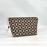 Modern Gingko Small Zipper Pouch Gadget Case Cosmetics Project Bag