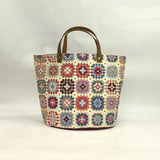 Danica Tapestry Oval Bottom Knitting Craft Tote Bag