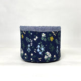 Hawthorne Navy Fabric Basket Tubby Yarn Bowl