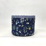 Hawthorne Navy Fabric Basket Tubby Yarn Bowl
