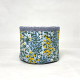 Wildwood Blue Periwinkle Fabric Basket Tubby Yarn Bowl