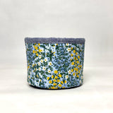 Wildwood Blue Periwinkle Fabric Basket Tubby Yarn Bowl