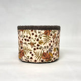 Wildflowers Blush Fabric Basket Tubby Yarn Bowl