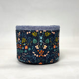 Wildwood Navy Fabric Basket Tubby Yarn Bowl