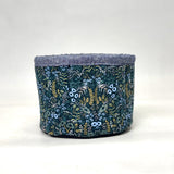 Tapestry Navy Fabric Basket Tubby Yarn Bowl