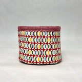Pezzy Red Fabric Basket Tubby Yarn Bowl