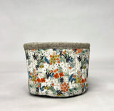 Meadow Ivory Fabric Basket Tubby Yarn Bowl