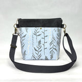 Leaves Sky Crossbody Zipper Bag with Adjustable Strap