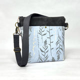 Leaves Sky Crossbody Zipper Bag with Adjustable Strap