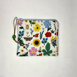 Curio White Padded Zipper Pouch / Coin Purse / Gadget / Cosmetic Bag