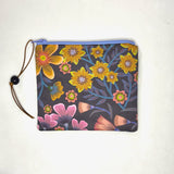 Boho Allover Padded Zipper Pouch / Coin Purse / Gadget / Cosmetic Bag