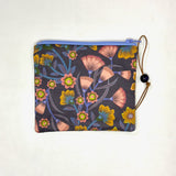 Boho Allover Padded Zipper Pouch / Coin Purse / Gadget / Cosmetic Bag