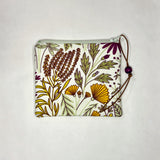 In the Weeds Padded Zipper Pouch / Coin Purse / Gadget / Cosmetic Bag