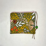Mina Green Padded Zipper Pouch / Coin Purse / Gadget / Cosmetic Bag