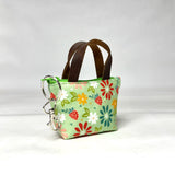 Spring Berries Mint Padded Super Tiny Tote