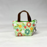 Spring Berries Mint Padded Super Tiny Tote