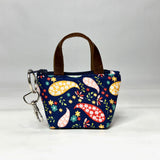 Paisley Navy Padded Super Tiny Tote