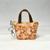 Ditsy Floral Umber Padded Super Tiny Tote