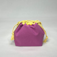 Girls Playing Small Pocketed Drawstring Knitting Project Craft Bag