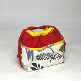 Frida Spice Small Pocketed Drawstring Knitting Project Craft Bag