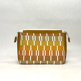 Southwest Stripe Saddle Medium Zipper Rounded Knitting Project Craft Bag