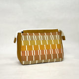 Southwest Stripe Saddle Medium Zipper Rounded Knitting Project Craft Bag