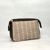 Daisies Dove Medium Zipper Rounded Knitting Project Craft Bag