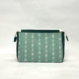 Daisies Spring Medium Zipper Rounded Knitting Project Craft Bag