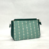 Daisies Spring Medium Zipper Rounded Knitting Project Craft Bag