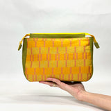 Daisies Dove Medium Zipper Rounded Knitting Project Craft Bag