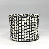 Pips Black Fabric Basket Tubby Yarn Bowl