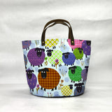 A Different Ewe Oval Bottom Knitting Craft Tote Bag